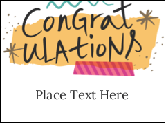 Congratulations