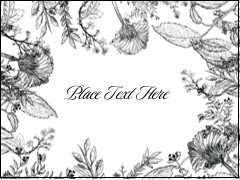 Elegant Floral Frame