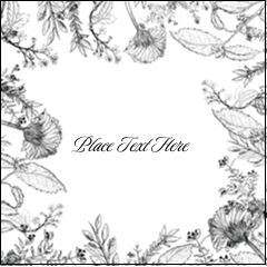 Elegant Floral Frame