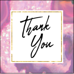 Agate Thank You