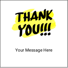 Handwritten Thank You