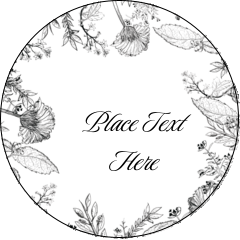 Elegant Floral Frame