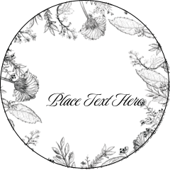 Elegant Floral Frame