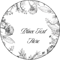 Elegant Floral Frame