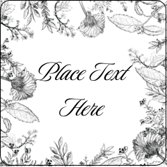 Elegant Floral Frame