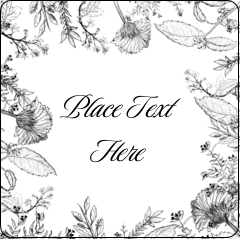 Elegant Floral Frame