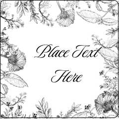 Elegant Floral Frame