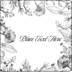 Elegant Floral Frame