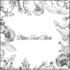 Elegant Floral Frame