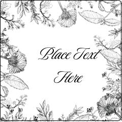 Elegant Floral Frame