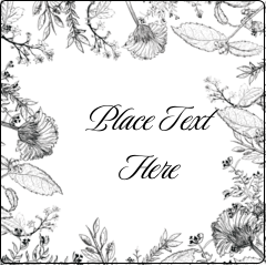 Elegant Floral Frame