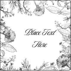 Elegant Floral Frame