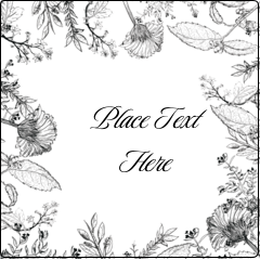 Elegant Floral Frame
