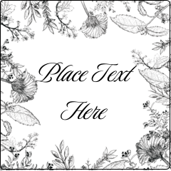 Elegant Floral Frame