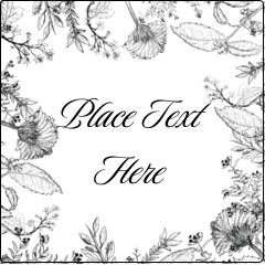 Elegant Floral Frame