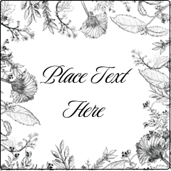 Elegant Floral Frame