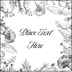 Elegant Floral Frame