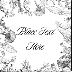 Elegant Floral Frame