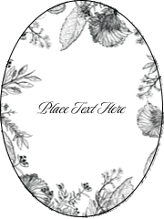 Elegant Floral Frame