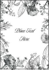 Elegant Floral Frame