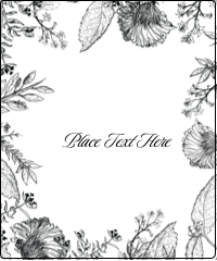 Elegant Floral Frame