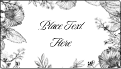 Elegant Floral Frame
