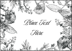 Elegant Floral Frame