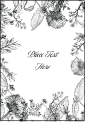 Elegant Floral Frame