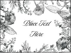 Elegant Floral Frame