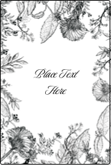 Elegant Floral Frame