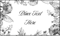 Elegant Floral Frame
