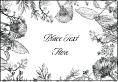 Elegant Floral Frame