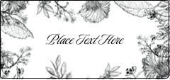 Elegant Floral Frame