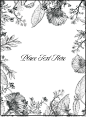 Elegant Floral Frame