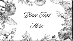 Elegant Floral Frame