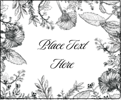 Elegant Floral Frame