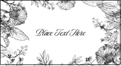 Elegant Floral Frame
