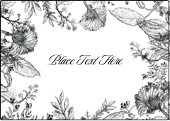 Elegant Floral Frame
