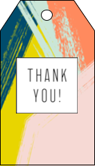Paint Strokes Thank You