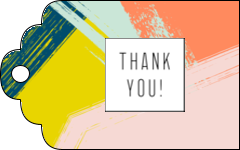 Paint Strokes Thank You