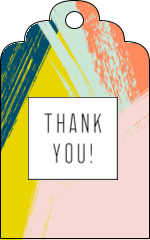 Paint Strokes Thank You