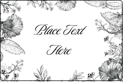 Elegant Floral Frame
