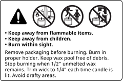 Candle Warning