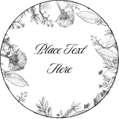 Elegant Floral Frame