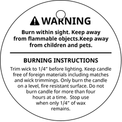 Candle Warning