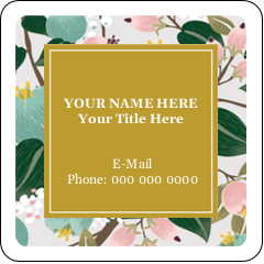Teal & Pink Floral