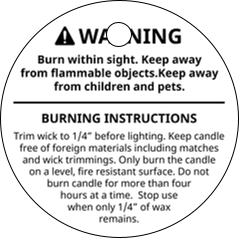 Candle Warning