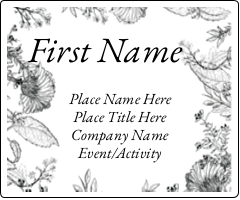 Elegant Floral Frame